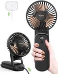 Funme 10000 Battery Power Bank Hand Fan, Portable Personal Fan with 35 Hours/Rechargeable Strong Wind 2024 Foldable Multifunction Desk Fan Exquisite USB Fan for Travel Outdoor