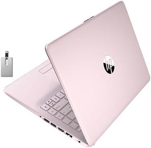 HP 2022 Stream 14" HD BrightView Laptop, Intel Celeron N4020 Processor, 16GB RAM, 64GB SSD, Intel HD Graphics, 720p Webcam, 1 Year Office 365, Pink, Win 11, 32GB Snowbell USB Card