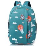 Half Moon Bunny Class 1-4 Unisex School Bags for Kids Boys Girls Bag/Backpack Nursery School Bagpack Daypack Picnic Back Pack For School Going Boys & Girls (Light Blue)