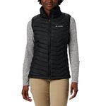 Columbia Women's Powder Lite Vest, Puffer Vest Body Warmer, Black, Size M