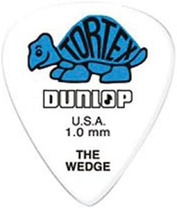 Dunlop 424R1.0 Tortex Wedge Blue Picks 72 Pack