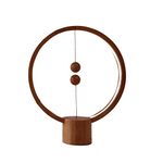 LEEGOAL Heng Balance Lamp, Round Magnetic Mid-air Switch USB Powered LED Lamp, Warm Eye-Care LED Lamp for Living Room, Dresser, Reading, Dining Table, Desk, Bookcase