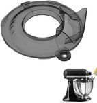 Pouring Shield for KitchenAid Tilt Head 4.5-5QT Mixer Stainless Steel Bowls (Only),Food Grade Pouring Shield Mixers Bowl Cover Splash Guard for Kitchen aid Accessories and Attachments,Upgraded