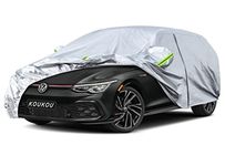 KouKou Hatchback Car Cover Waterproof All Weather Outdoor for Automobile Protection, Fit Audi A3, Toyota Matrix, VW Golf, Ford Focus, Hyundai Veloster, Nissan Versa, etc. (Length up to 178 inches)