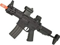 Evike Airsoft - Krytac Metal Trident MKII PDW AEG Airsoft Rifle (Color: Black)