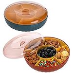 SOUJOY 2 Pack Divided Serving Tray 