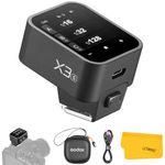 Godox X3S X3-S TTL Flash Trigger Compatiable for Sony Camera, 2.4G Wireless Touchscreen Support TTL Auto/Manual/Multi Flash X3 Transmitter (X2T-S XPro-S XProII-S Upgraded Version)