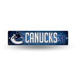 Rico Industries HSN8801 Plastic Street Sign, Vancouver Canucks