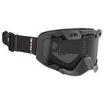 CKX 210° Goggles with Controlled Ventilation for Trail - Matte Black Frame with Mirror Lens