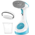 Steamer for Clothes, Reemix Garment Steamer With Large Detachable Water Tank, 25S Fast Heat-up, 24g/min Strong Penetrating Steam, Handheld Garment Fabric Wrinkles Remover For Home, Office (Aqua)