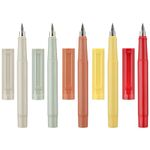 5 PCS Jinhao 62 Resin Fine Nib Fountain Pen with Converter, Assorted Colors Writing Pen Set