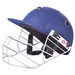 SS Prince Cricket Helmet | Navy Blue | Size: Medium | For Men & Boys | Mild Steel Grill | Eva Padding