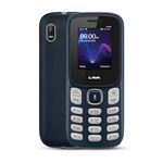 Lava A3 Vibe Dual Sim Keypad Mobile Phone with Vibration Alert | 1750mAh Battery with Super Saving Mode | 1.8" Big Display | 7 Languages Read & Write Support | Dark Blue