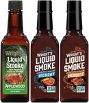 Wright's Liquid Smoke Applewood,Hickory & Mesquite (3 Pack) 3.5 oz