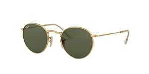 Ray-Ban Men UV Protected Green Lens Round Sunglasses - 0RB3447N00150