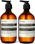 Aesop Resurrection Aromatique Hand Wash | Gentle Cleanser with Orange, Rosemary and Lavender Oils | 16.9 oz, Pack of 2