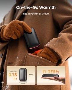 Gaiatop Magnetic Hand Warmers 2-Pack – Reusable Pocket Heaters