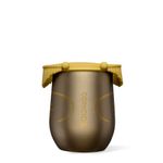 Corkcicle Harry Potter Stemless Wine Glass Tumbler with Lid, Insulated Travel Cup, Golden Snitch, 12 oz