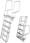 MEIGESI Flip-Up Dock Ladder–6 Steps
