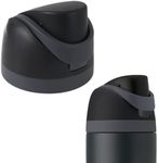 Replacement Lid for Owala Freesip, One Button Water Bottle Top Replacement Cap Compatible with Owala Cup 16oz 24oz 32oz 40oz, No Leakage Replacement Accessory for Owala Freesip (Black)