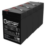 Mighty Max Battery 6V 4.5AH SLA Battery Replacement for Ritar RT645-4 Pack