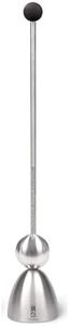 Take 2 Germany Egg shell breakage point causer clack, stainless steel, design: rubber head, black, made in Germany, ideal egg topper for Easter