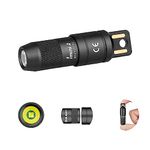 OLIGHT IMINI 2 EDC Rechargeable Keychain Flashlight, 50 Lumens Compact and Portable Mini Light, Tiny LED Keyring Lights with Built-in Battery Ideal for Everyday Carry and Emergencies (Black)