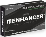 MENHANCER™ - Enhance Your Performance - Extra Strength Performance Enhancing Pills, Stamina Endurance Booster Black Supplement Pills for Men - 10 Ginseng Capsules