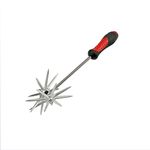 Hand-Held Garden Cultivator, Garden Tumbler, Garden Rotary Tiller, Chrome Gardeningrake,Manual Ripper,Gbrolling Tiller