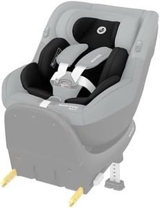 Maxi-Cosi Pearl S Coussin réducteur pour nouveau-né, Accessoire siège-auto nouveau-né, 0-3mois, 40-60cm, Coussin réducteur siège-auto pour nouveau-né lavable, Tissus EcoCare, Authentic Black