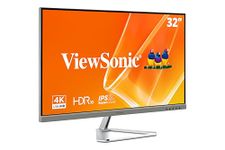 ViewSonic VX3276-4K-MHD 32 Inch 4K UHD Monitor with Ultra-Thin Bezels, HDR10 HDMI and DisplayPort for Home and Office
