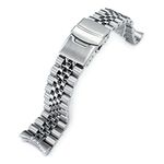 MiLTAT 22mm Watch Band for Seiko SKX007 SKX009, Super-J Solid Screw-Links