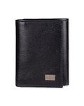 Dockers Men's RFID Extra Capacity Trifold Wallet, Black, One Size, Black, One Size, RFID Extra Capacity Trifold Wallet