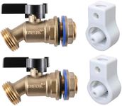 RAINPAL RBS005T Rain Barrel Brass Ball Valve Spigot with Tool (RBS005T-2Pack)