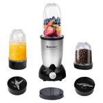 Balzano Nutri-PRO Bullet Mixer Grinder 500W Blender for Smoothies and Juices/Smoothie Maker - 3 Jars, 2 Blades, 2 Lids, Mixer Grinder, Pulse Function