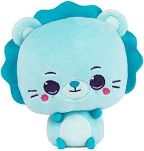GUND Drops, Roger Roars, Expressive Premium Stuffed Animal Soft Plush Pet, Blue Lion, 6”