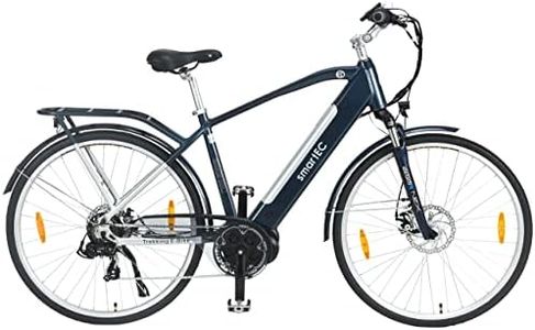 smartEC TrekX-MH E-Bike Trekking Herren 250W Mittelmotor Li-Ion-Akku 36V/13Ah Elektrofahrrad 28 Zoll Reichweite 90km bis 25 km/h Trekking City