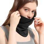 VAJOOCLL Faraday Gaiter Shields Cellular,WiFi,Scarf Effective Shielding Fluctuation Scarf Protect Brain, Face and Neck (Black) (Faraday Gaiter-A)