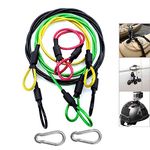 Atoptek Camera Safety Tether, Stainless Steel Cable Wire Colorful Coating Lanyard with Hook Carabiner Clip for GoPro Hero 9 8 7 6 5 4 3 Session DJI Osmo Action and Other Action Camera