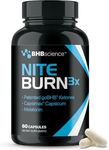 Night Burn Keto BHB Exogenous Ketones Supplement - BHB Science Keto Diet Pills with Patented goBHB Capsimax and Melatonin for Body Sculpting & Ketosis Support - Vegetarian & Non-GMO (1 Month)