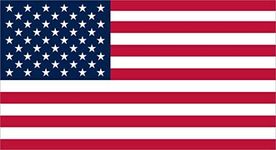 StickerTalk Proportional USA Flag V