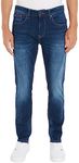 Tommy Hilfiger Men's Austin Slim Tapered Asdbs Jeans, Aspen Dark Blue Stretch, 30W / 32L