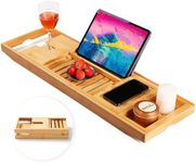 Bamboo Bathtub Caddy Tray for Luxur