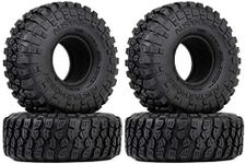 INJORA RC Rubber Tires 4Pcs 1.9inch RC Rubber Tyre Set Wheel Tires for 1/10 RC Crawler Axial SCX10 90046 SCX10 III AXI03007 Tamiya CC01 D90 D110