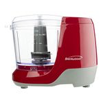 Brentwood MC-109R 1.5 Cup Mini Food Chopper, Red