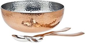 Godinger Hammered Bowl with server, Copper, 12 ounces