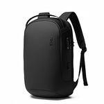 BANGE Water Resistant Anti-Theft Unisex Travel Laptop Backpack With Usb Charging And Password Number Lock (Black) (Small Size) 20 Litre