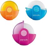 3 X Stylish Maped rotary eraser Zenoa Round fashion rubber School Stationery