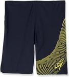 Speedo Boy's Medley Logo Jammer, Black, 14