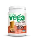 Vega Nut Butter Shake, Peanut Butter (13 Servings) Vegan Protein Powder, 20g Protein, Real Food Ingredients, No Added Sugar, 511g